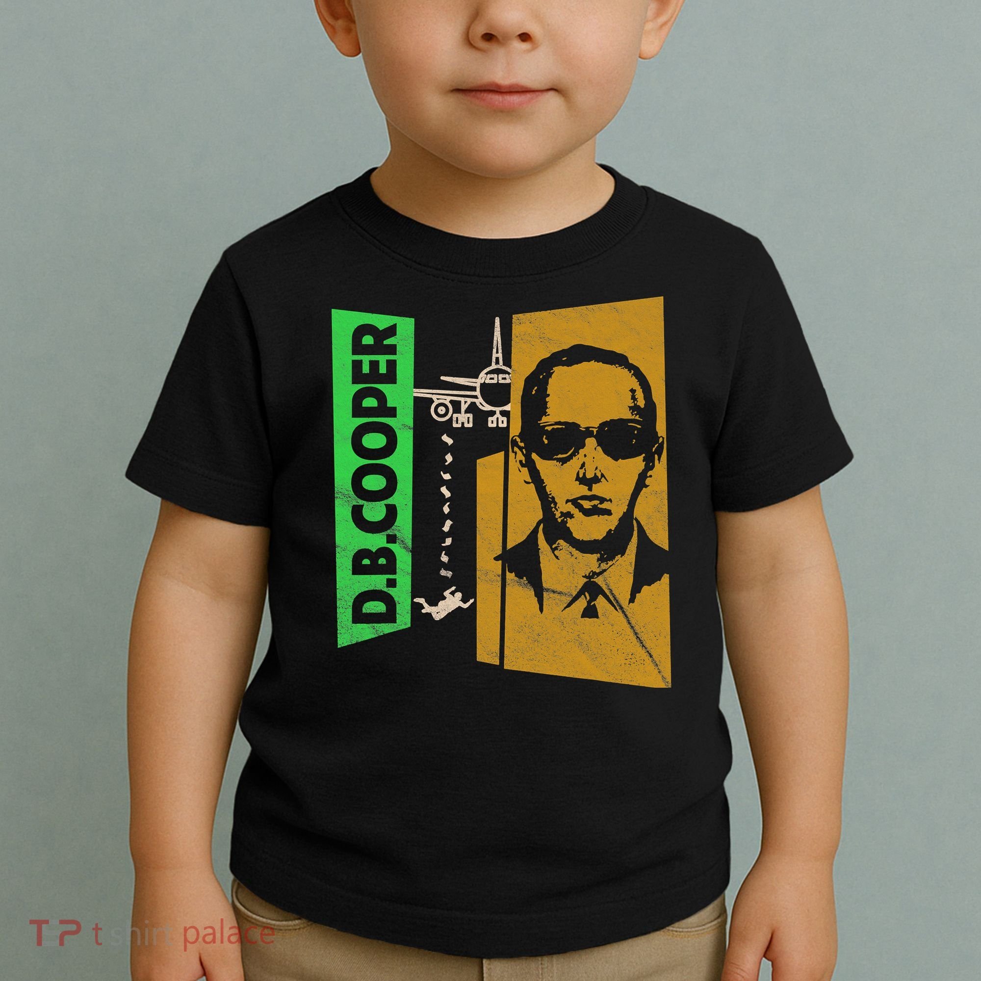 D B Cooper Skyjacker Hijack Retro 60s Style Graphic Toddler T-Shirt