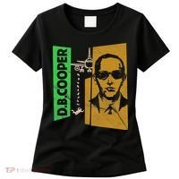 D B Cooper Skyjacker Hijack Retro 60s Style Graphic Women's T-Shirt thumb 0