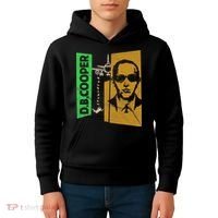 D B Cooper Skyjacker Hijack Retro 60s Style Graphic Kids Hoodie thumb 4