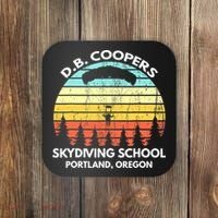 D B Coopers Skydiving School Portland Oregon Funny Coaster thumb 0