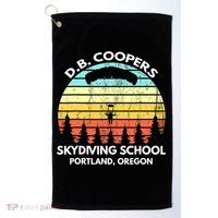 D B Coopers Skydiving School Portland Oregon Funny Golf Towel thumb 0