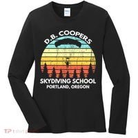 D B Coopers Skydiving School Portland Oregon Funny Women's Long Sleeve Shirt thumb 0