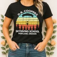 D B Coopers Skydiving School Portland Oregon Funny Women's T-Shirt thumb 2