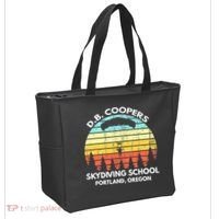 D B Coopers Skydiving School Portland Oregon Funny Tote Bag thumb 2