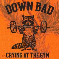Down Bad Crying At The Gym Racoon Meme Ttpd Kati Licensed 12" Camo Cuffed Beanie thumb 2