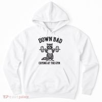 Down Bad Crying At The Gym Racoon Meme Ttpd Hoodie thumb 0