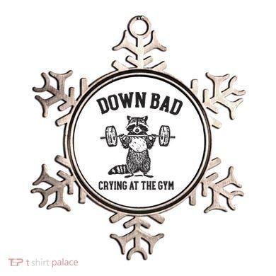Down Bad Crying At The Gym Racoon Meme Ttpd Ornament