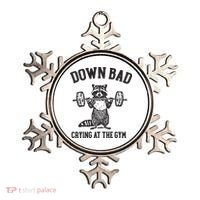 Down Bad Crying At The Gym Racoon Meme Ttpd Ornament thumb 0