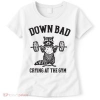 Down Bad Crying At The Gym Racoon Meme Ttpd Women's T-Shirt thumb 0