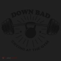 Down Bad Crying At The Gym Funny Workout Ttpd Women's Sweatshirt thumb 2