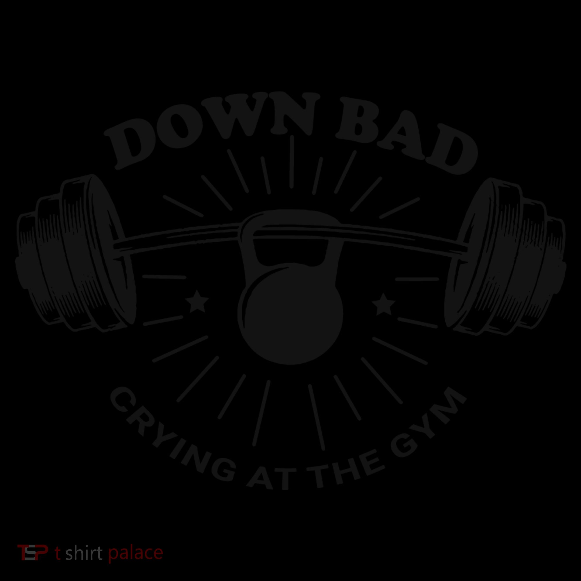 Down Bad Crying At The Gym Funny Workout Ttpd Backpack
