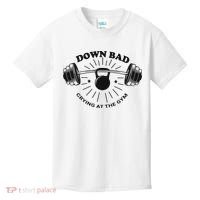 Down Bad Crying At The Gym Funny Workout Ttpd Kids T-Shirt thumb 0
