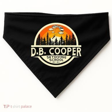 D B Coopers Skydiving School Portland Oregon USA-Made Doggie Bandana