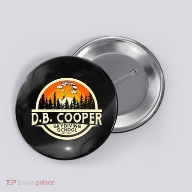 D B Coopers Skydiving School Portland Oregon Button