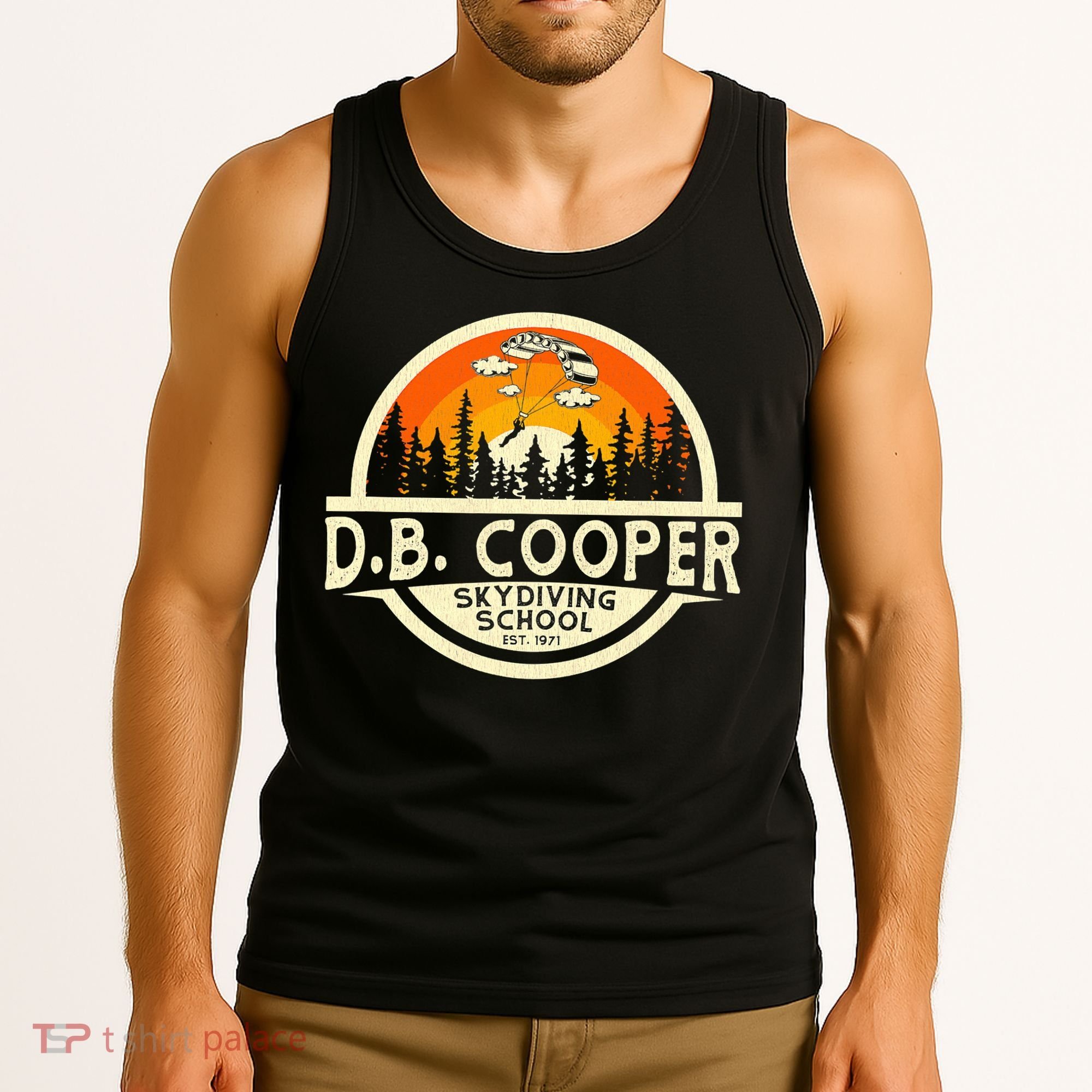 D B Coopers Skydiving School Portland Oregon Tank Top