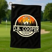 D B Coopers Skydiving School Portland Oregon Golf Towel thumb 1