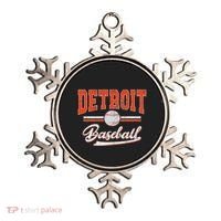 Detroit Baseball Ornament thumb 0