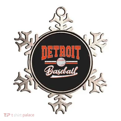 Detroit Baseball Ornament