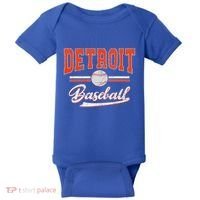 Detroit Baseball Baby Bodysuit thumb 0