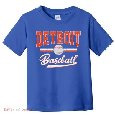 Detroit Baseball Toddler T-Shirt
