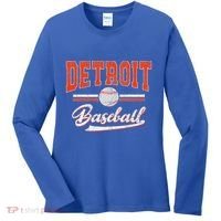 Detroit Baseball Women's Long Sleeve Shirt thumb 0