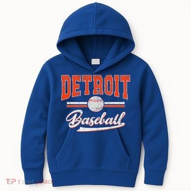 Detroit Baseball Kids Hoodie