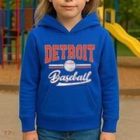 Detroit Baseball Kids Hoodie thumb 3