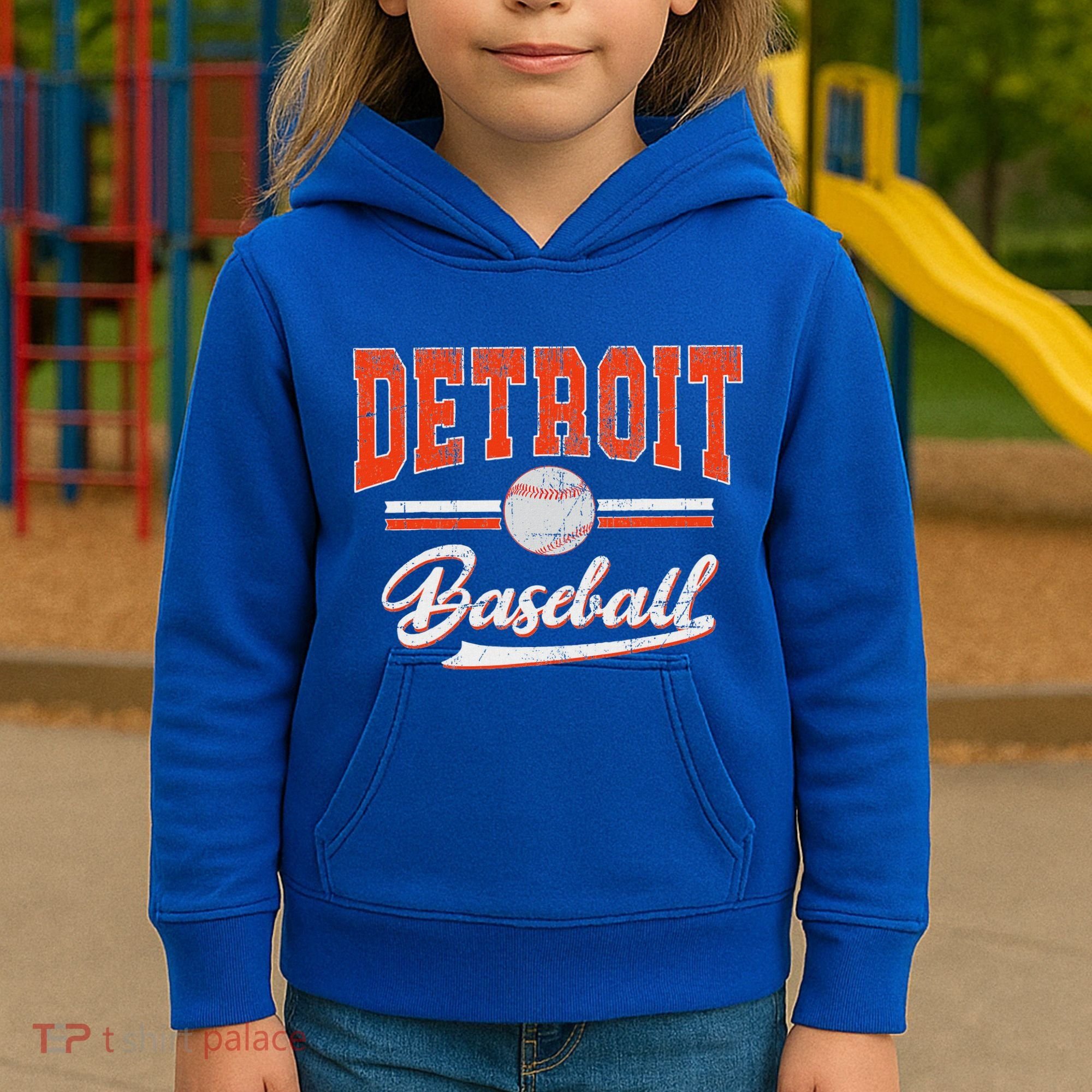 Detroit Baseball Kids Hoodie