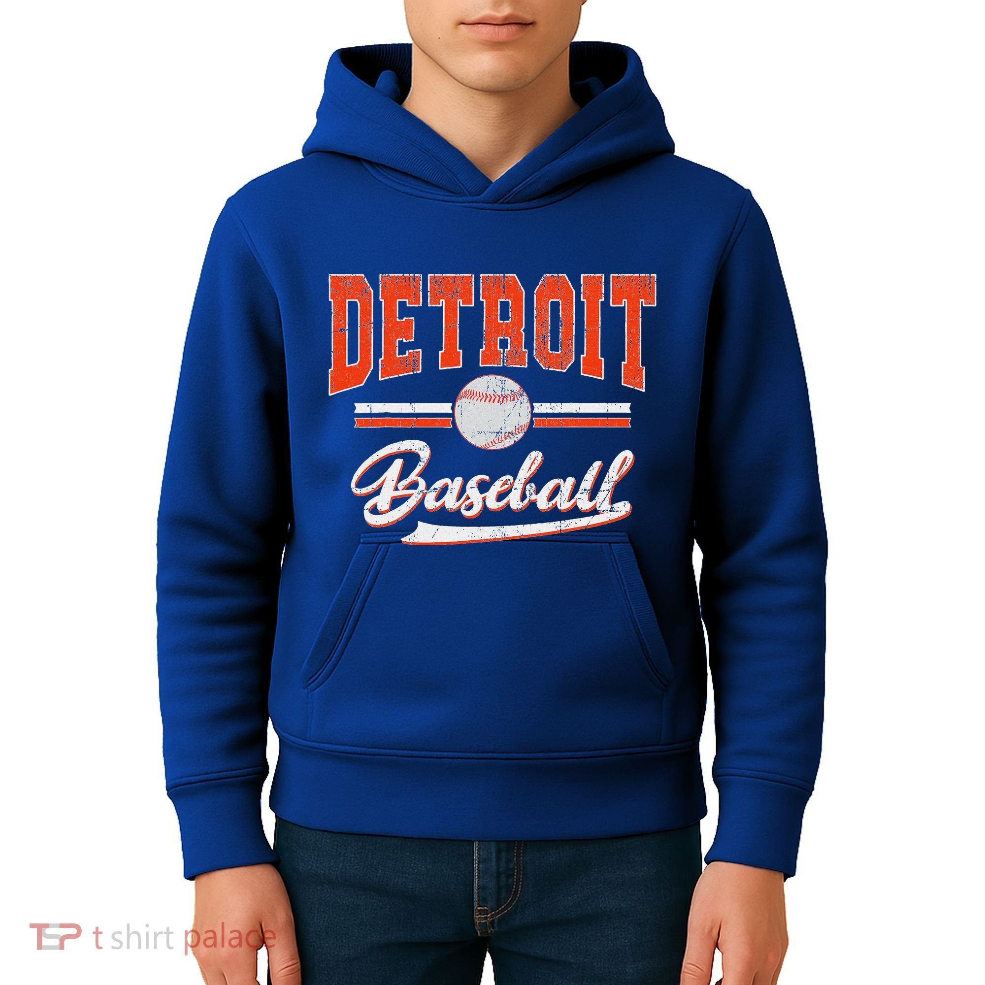 Detroit Baseball Kids Hoodie