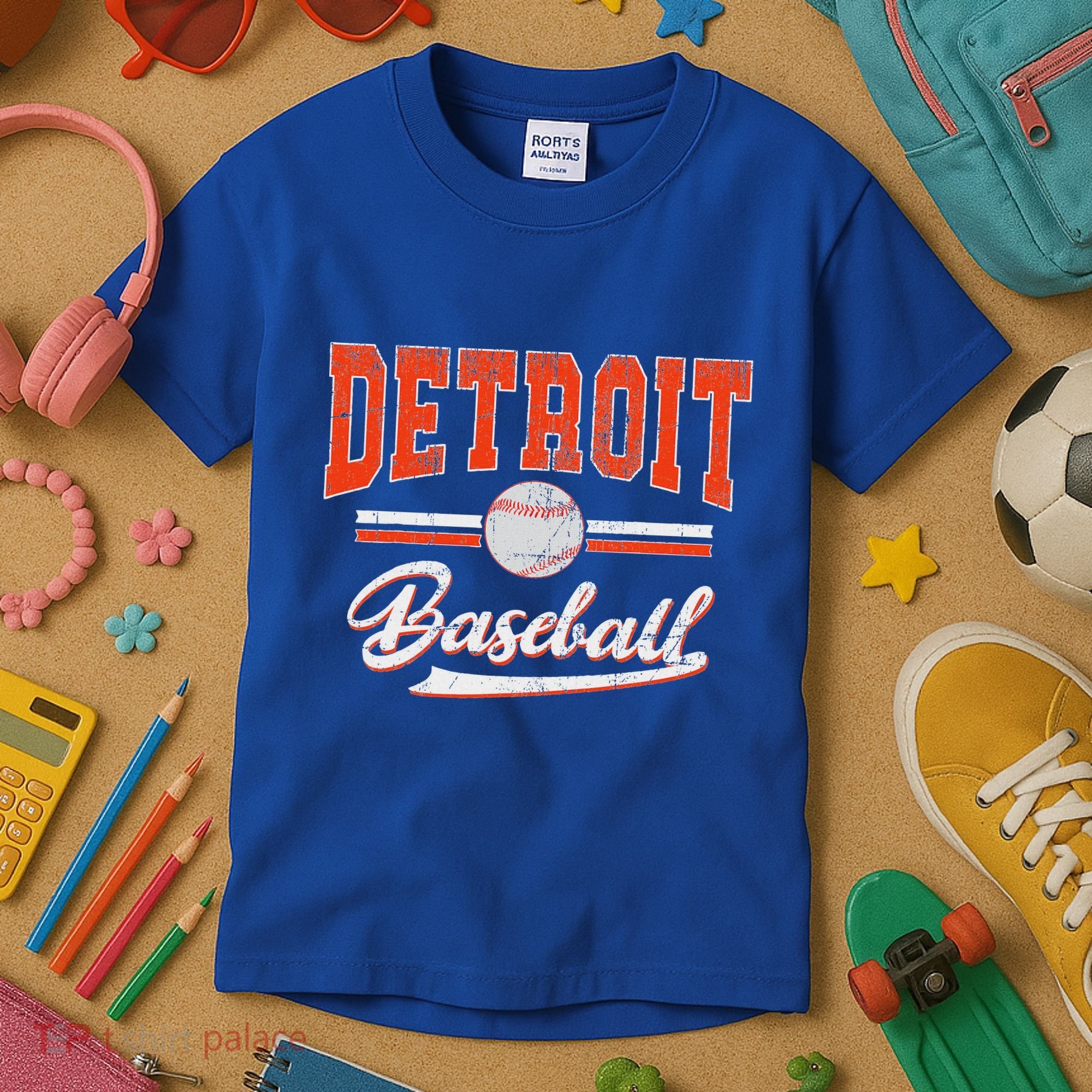 Detroit Baseball Kids T-Shirt
