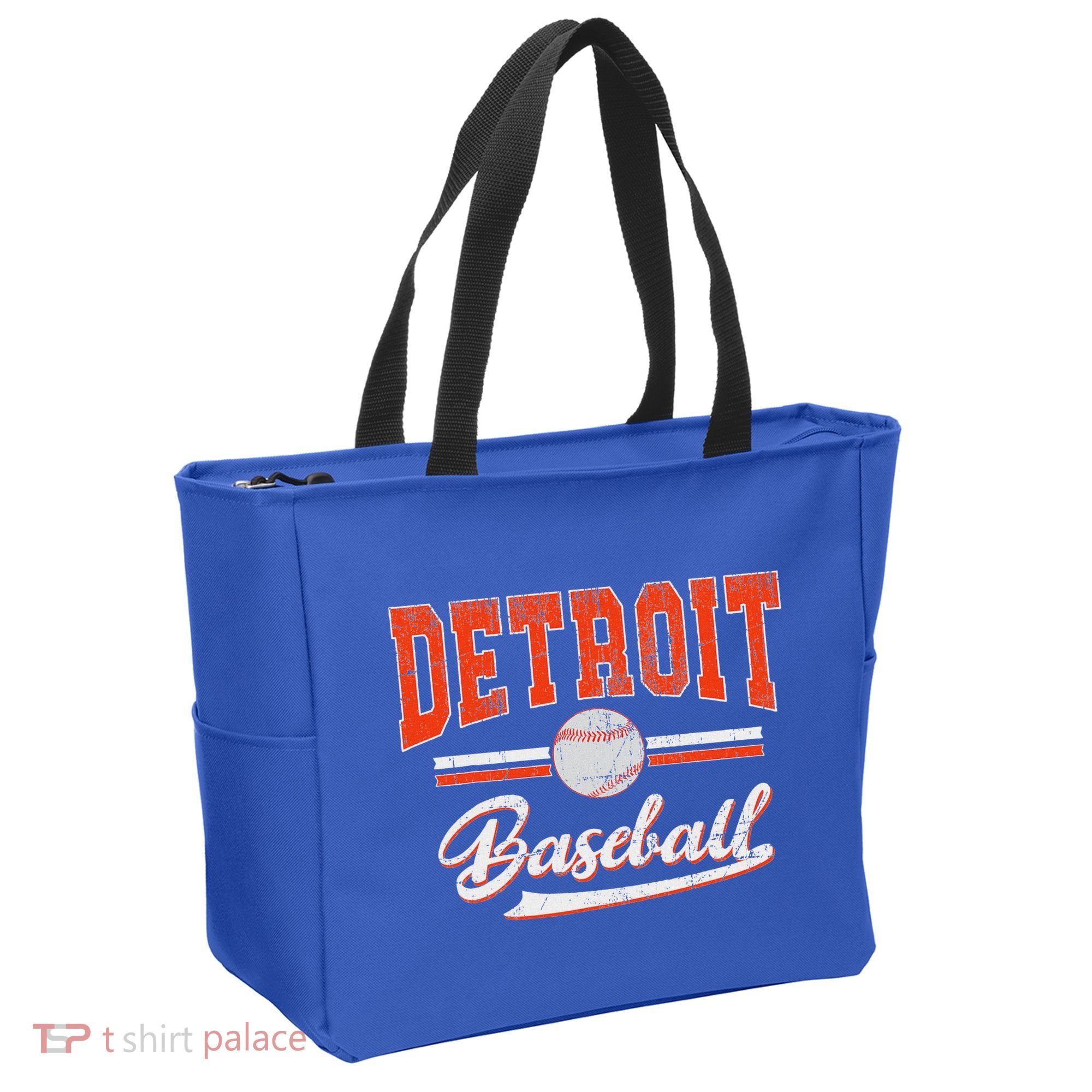 Detroit Baseball Tote Bag