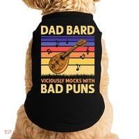 Dad Bard DnD Doggie Tank thumb 0
