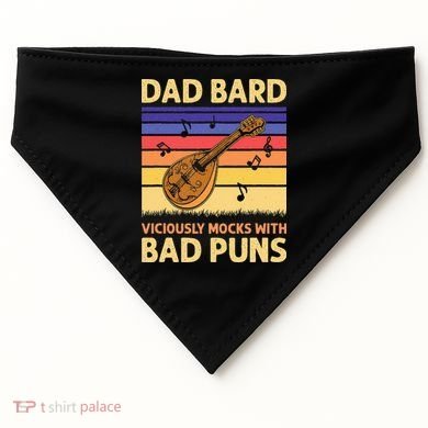 Dad Bard DnD USA-Made Doggie Bandana