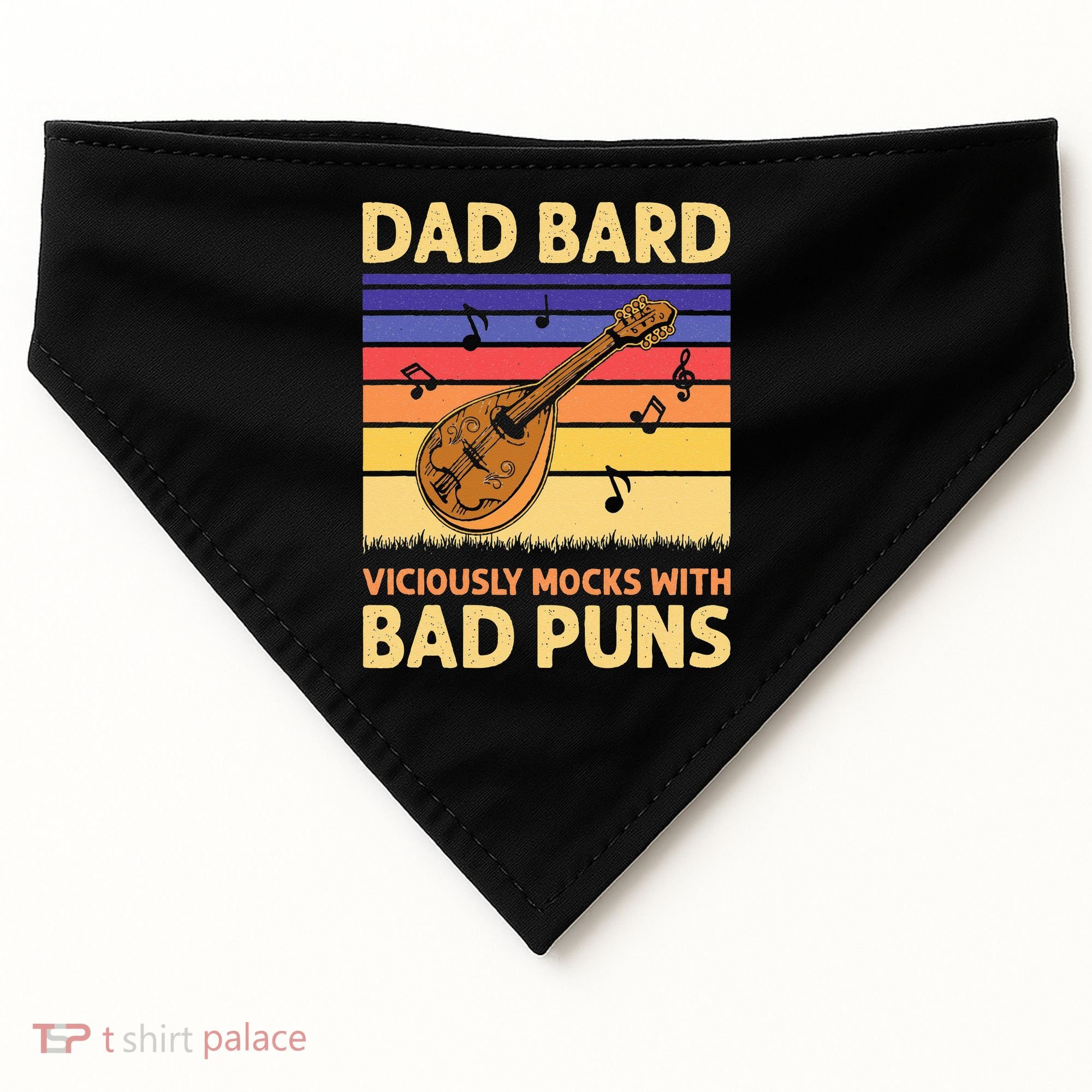 Dad Bard DnD USA-Made Doggie Bandana