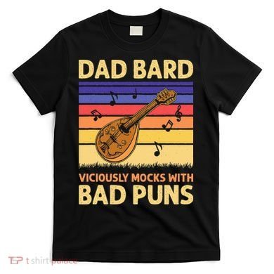 Dad Bard DnD T-Shirt