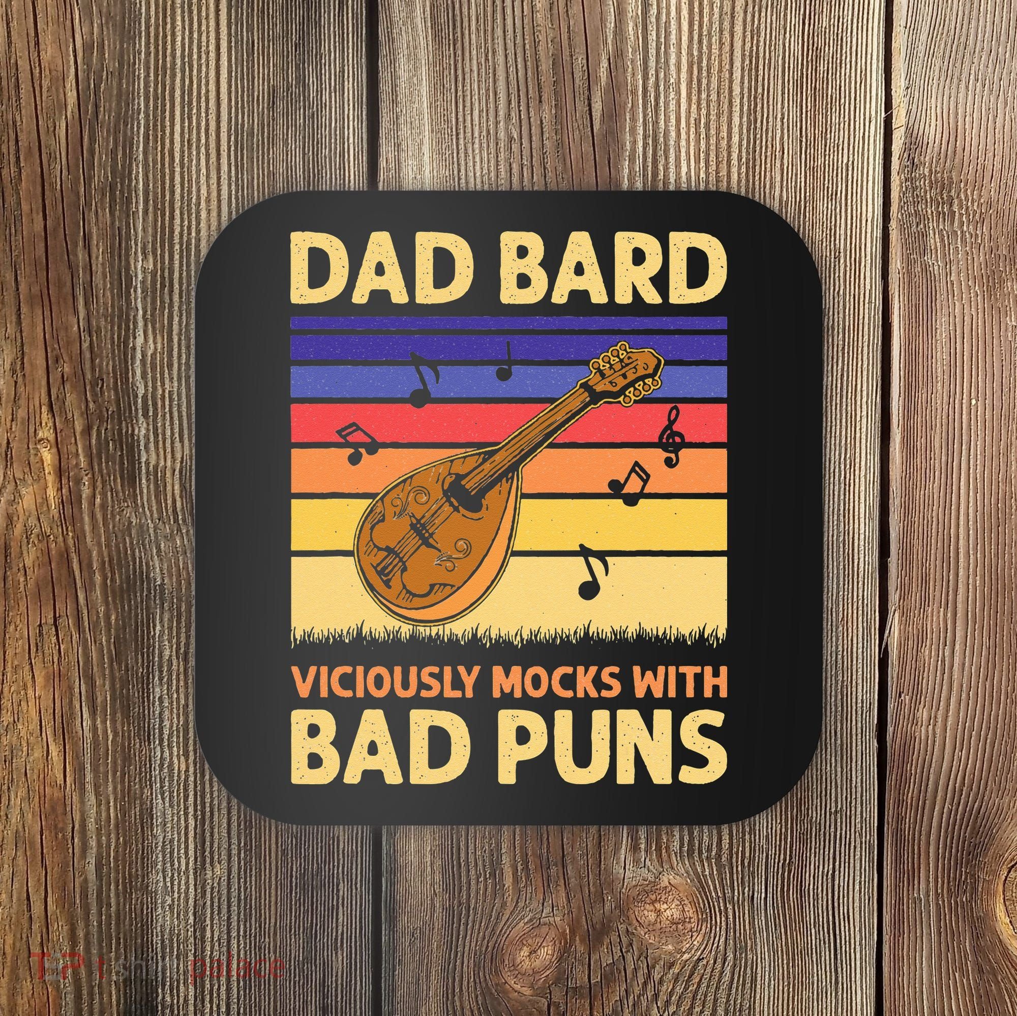 Dad Bard DnD Coaster