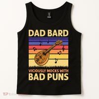 Dad Bard DnD Tank Top thumb 2