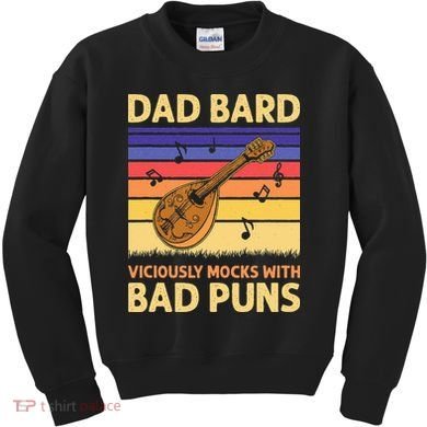 Dad Bard DnD Kids Sweatshirt