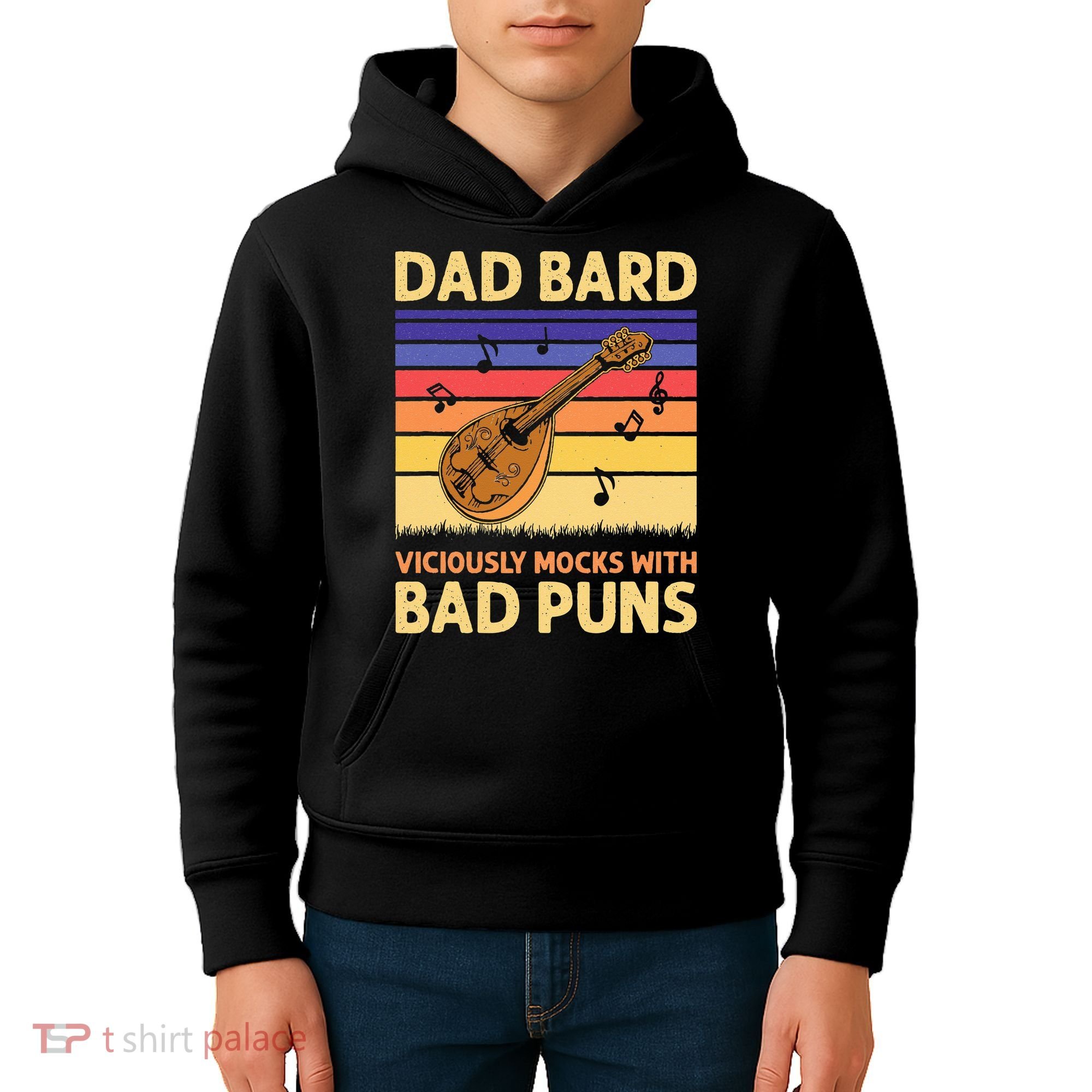 Dad Bard DnD Kids Hoodie