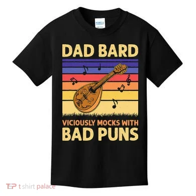 Dad Bard DnD Kids T-Shirt