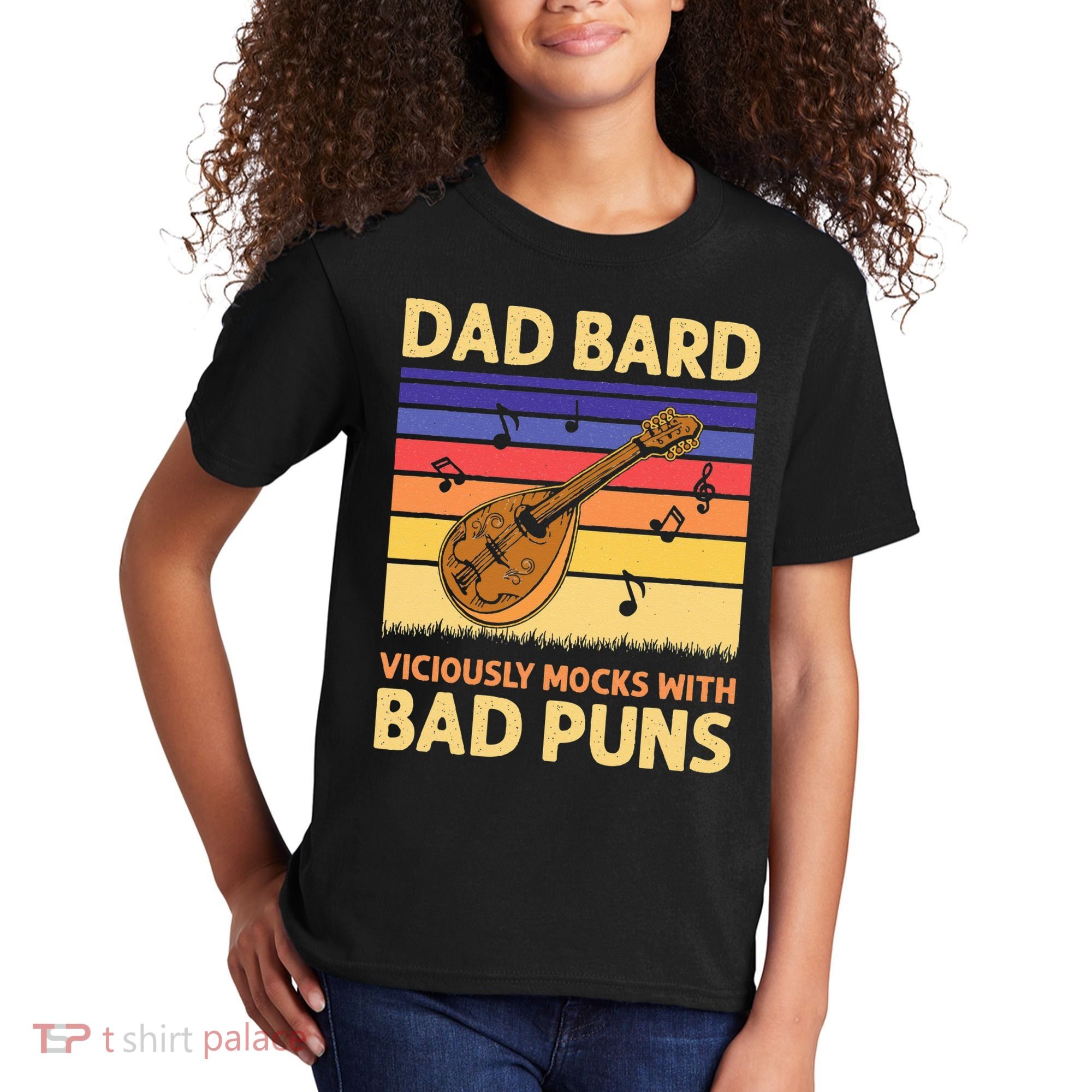 Dad Bard DnD Kids T-Shirt