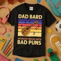 Dad Bard DnD Kids T-Shirt thumb 3