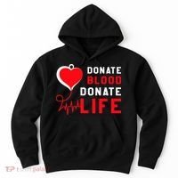 Donate Blood Donate Life World Blood Awareness Hoodie thumb 0