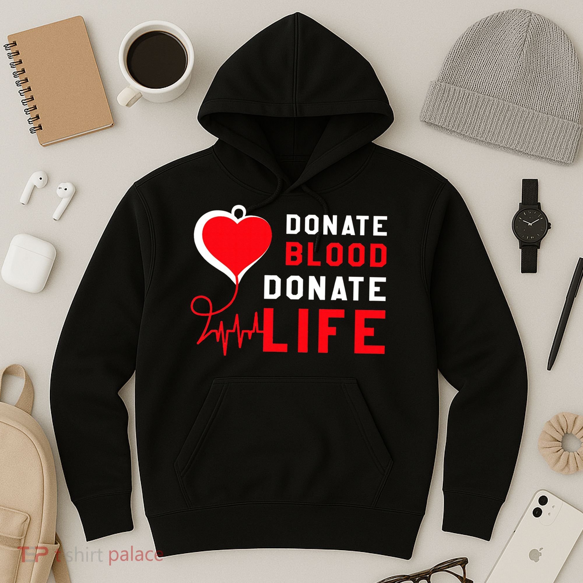 Donate Blood Donate Life World Blood Awareness Hoodie