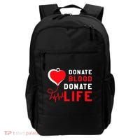 Donate Blood Donate Life World Blood Awareness Backpack thumb 0