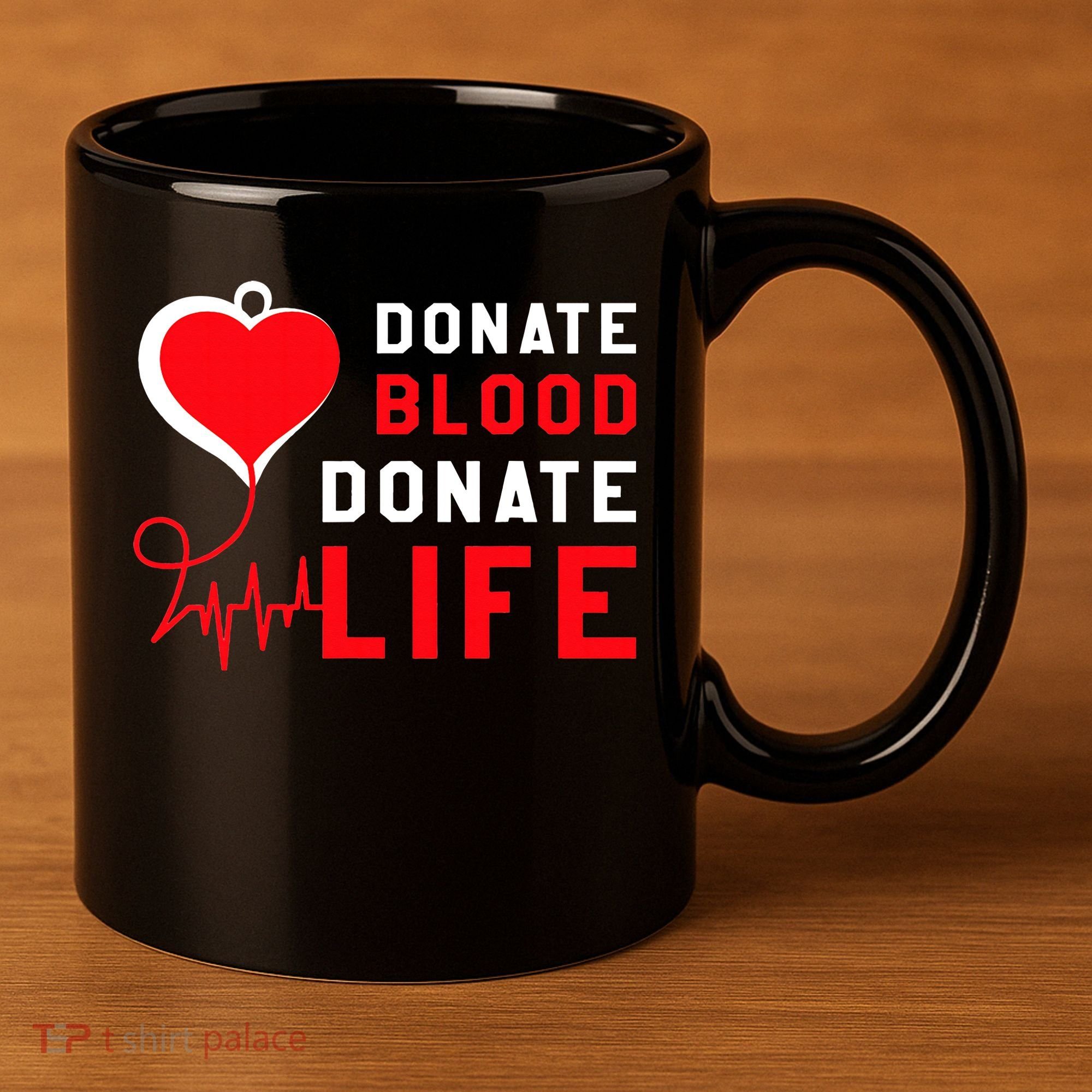 Donate Blood Donate Life World Blood Awareness 11oz C Handle Ceramic Mug