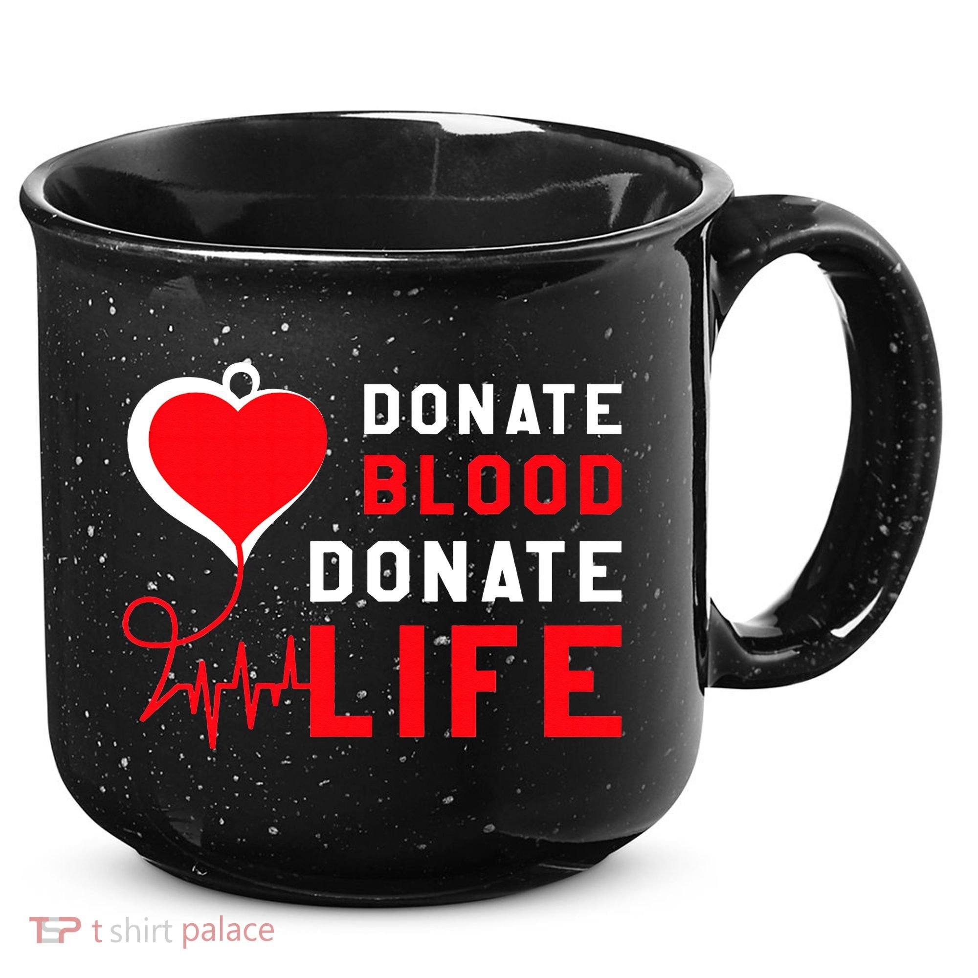 Donate Blood Donate Life World Blood Awareness 15oz Campfire Ceramic Mug