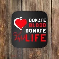 Donate Blood Donate Life World Blood Awareness Coaster thumb 0