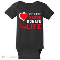 Donate Blood Donate Life World Blood Awareness Baby Bodysuit thumb 0