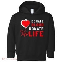Donate Blood Donate Life World Blood Awareness Toddler Hoodie thumb 0